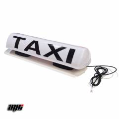 21" LED Magnetic TAXI Roof Top Sign Light WHITE