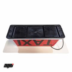 13" LED Magnetic TAXI Roof Top Sign Light WHITE