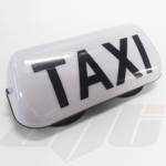 14" LED Magnetic Taxi Roof Top Sign Light WHITE