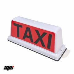 13" LED Magnetic TAXI Roof Top Sign Light WHITE