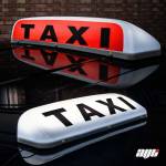 19" LED Magnetic Taxi Roof Top Sign Light WHITE