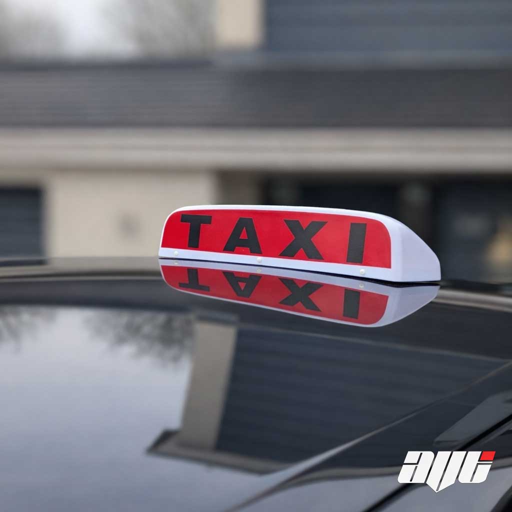 19" LED Magnetic Taxi Roof Top Sign Light WHITE 19" LED Magnetic Taxi Roof Top Sign Light WHITE