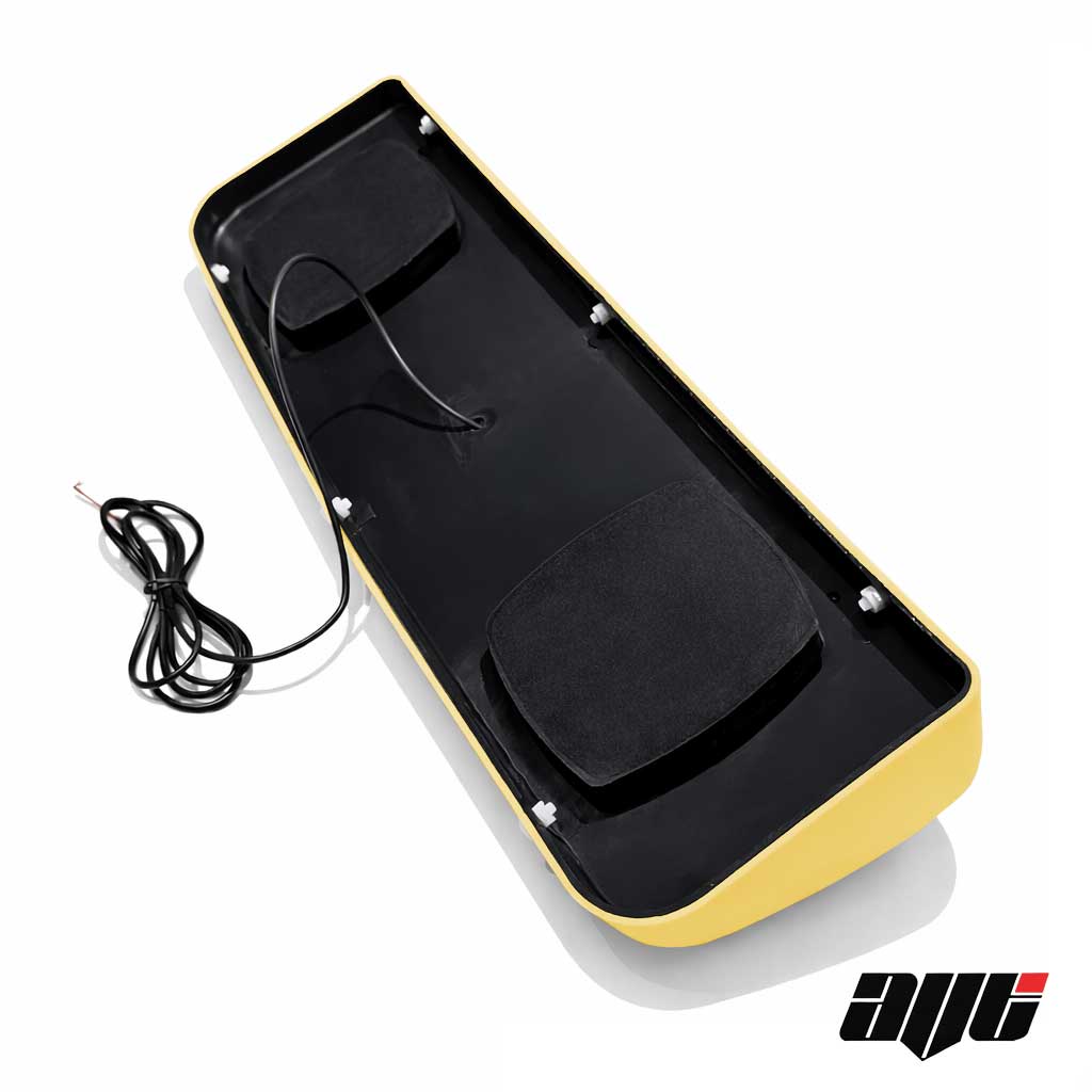 19" LED Magnetic Taxi Roof Top Sign Light YELLOW AMBER