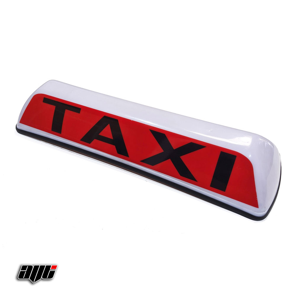 30" LED Magnetic TAXI Roof Top Sign Light WHITE