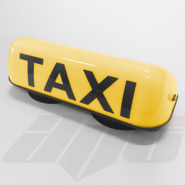 14" LED Magnetic Taxi Roof Top Sign Light YELLOW AMBER