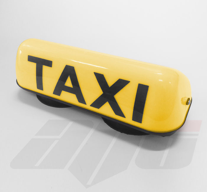 14" LED Magnetic Taxi Roof Top Sign Light YELLOW AMBER