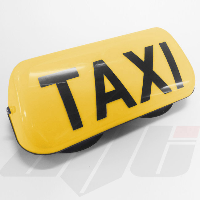14" LED Magnetic Taxi Roof Top Sign Light YELLOW AMBER