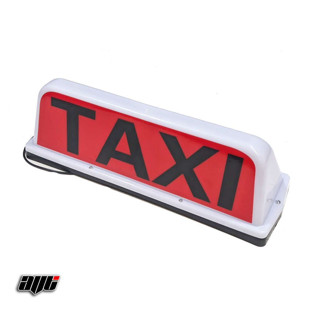 17" LED Magnetic TAXI Roof Top Sign Light WHITE